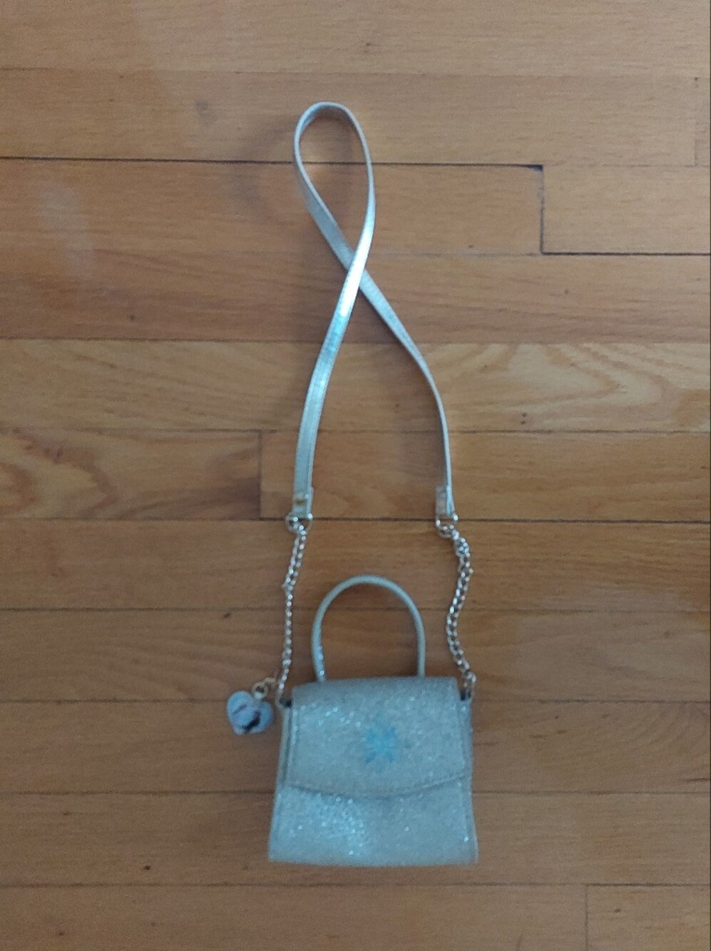 H&M Glitter Mini Bag in Gold - Disney Frozen Theme